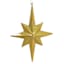 Gold Christmas Star Ornament, 7"