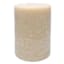 Honeybloom Tan Unscented Pillar Candle, 3x4