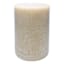 Honeybloom Tan Unscented Pillar Candle, 4x6
