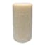 Honeybloom Tan Unscented Pillar Candle, 4x8