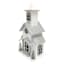 Silver & White House Table Decor, 15"