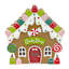 Gingerbread House Table Decor, 7.3"