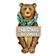Wooden Bear Table Sign, 20"