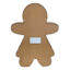 LED Gingerbread Girl Table Decor, 20"