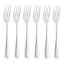 Set of 6 Bayley Silver Salad Forks