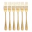 Set of 6 Bayley Champagne Gold Dinner Fork