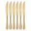 Set of 6 Bayley Champagne Gold Dinner Forks