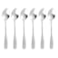Set of 6 Percy Satin Silver Teaspoons