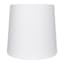 White Tapered Drum Large Table Lamp Shade, 13x15x14