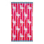 Pink Flamingo Jacquard Velour Beach Towel, 40x72