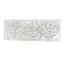 6-Count White Glittered Heart Ornament