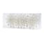 6-Count White Glittered Star Ornament, 4"
