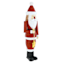 Homespun Red Handcrafted Wood Santa with Star, 16"