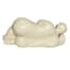 Tan Ceramic Laying Figurine, 10x5