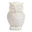 White Resin Owl, 5"