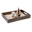 Brown Fawn Lacquer Tray, 15x11