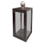 Cole Black Wooden Lantern, 22"