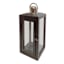 Cole Black Wooden Lantern, 18"