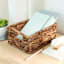 Woven Abaca Under Bed Storage Basket, Small