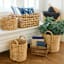 Abaca Rectangle Storage Basket, Small
