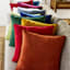 Baked Clay Torrey Faux Suede Throw Pillow, 18"