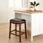 Providence Rylan Backless Counter Stool, Walnut