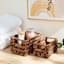 Woven Abaca Rectangle Shelf Storage Tote, Small