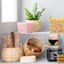 Providence Melia Round Flower Weave Storage Basket, Small