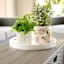 Providence White Round Tray, Extra Large