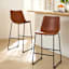 Crosby St. Drake Counter Stool, Cognac