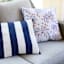 Honeybloom Embroidered Firework Throw Pillow, 18"