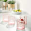 Set of 4 Blush Pink Spectra Double Old Fashioned Glasses, 13oz
