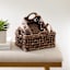 Providence Melia Dark Brown Storage Basket, Medium