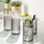 Set of 4 Spectra Smoke Grey Highball Glasses, 15oz