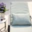 Spa Blue Premium Woven Lumbar Outdoor Throw Pillow, 14x20