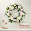 White & Pink Tulip Wreath, 24"