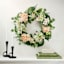 Green & Pink Hydrangea Wreath, 24"