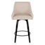 Tinsley Swivel Counter Stool, Beige