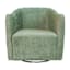 Annabelle Swivel Accent Chair, Green