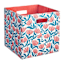 REAL SIMPLE Floral Modular Storage Cube, 13"
