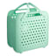 REAL SIMPLE Green Plastic Collapsible Laundry Basket with Handles