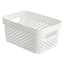 REAL SIMPLE White Storage Bin with Lid, Small