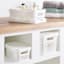 REAL SIMPLE White Storage Bin with Lid, Small