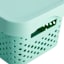 REAL SIMPLE Green Storage Bin with Lid, Small