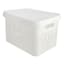 REAL SIMPLE White Storage Bin with Lid, Large