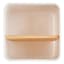 REAL SIMPLE White Pencil Cup with Bamboo