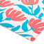 REAL SIMPLE Light Blue Floral Faux Leather Desk Pad, 31x15.5