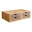REAL SIMPLE 4-Drawer Bamboo Cosmetic Organizer