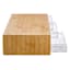 REAL SIMPLE 4-Drawer Bamboo Cosmetic Organizer