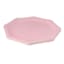 16-Count Pink Octagonal Paper Plates
